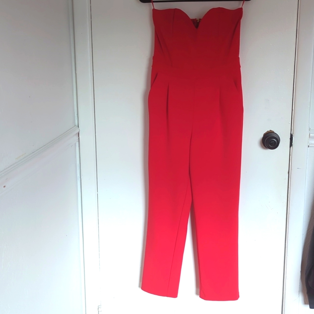 Express Red Jumpsuit